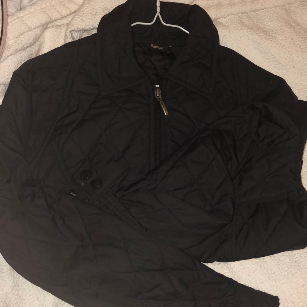 US women’s size 6 Black Barbour Quilted Jacket